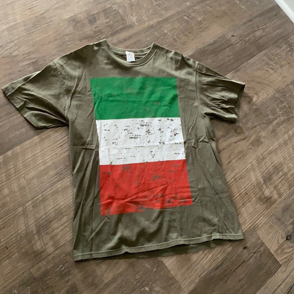 Rustic Italy Flag T-Shirt
